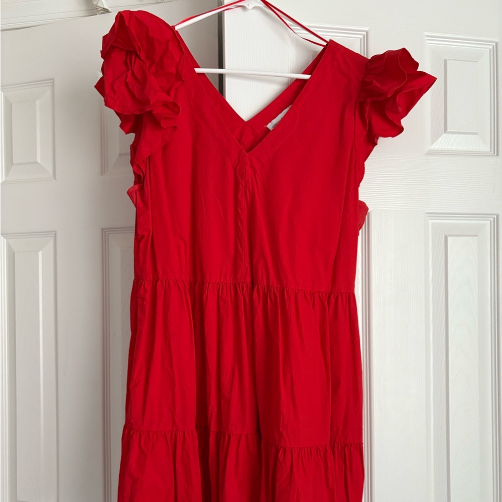 Gibson*Latimer Red Dress Dillards
